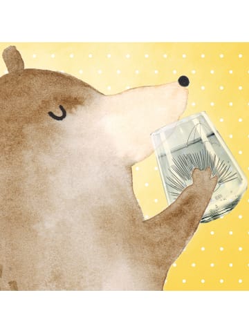 Mr. & Mrs. Panda Glas Seeigel ohne Spruch in Transparent