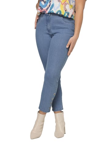 MIAMODA Jeans in blue denim