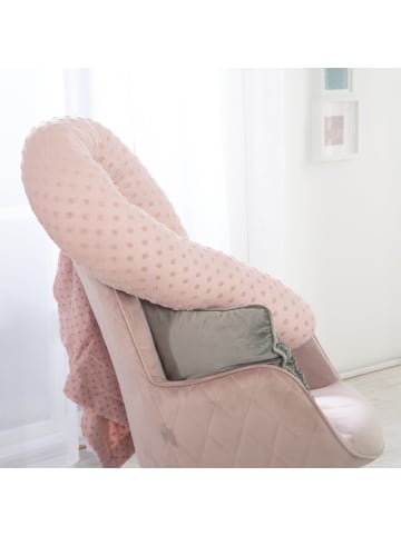 roba Bettschlange Babybett Nestchenschlange - 170 cm lang - alt rosa