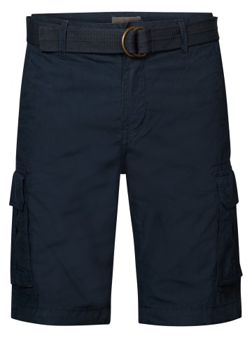 Petrol Industries Cargo-Shorts mit Gürtel in Blau