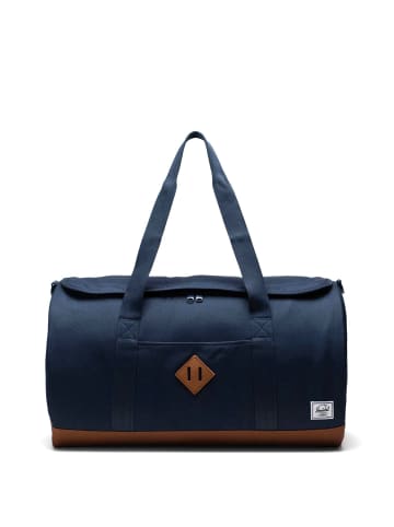 Herschel Heritage Duffle - Reisetasche 52 cm (navy/saddle brown) in navy/saddle brown