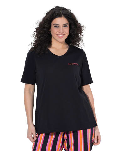 Ulla Popken Shirt in schwarz