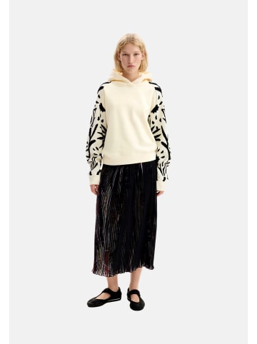 Desigual Pullover 'La Vida Es Chula' in weiß