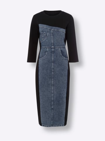 Heine Freizeitkleid in schwarz