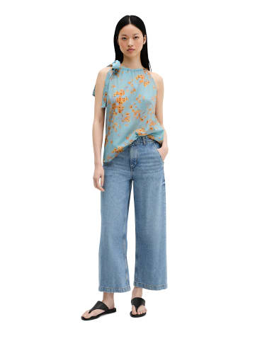 Marc O'Polo Ärmellose Bluse relaxed in Medium Blue