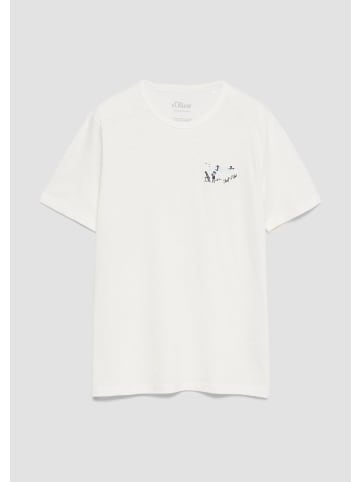 s.Oliver T-Shirt in 02D8_creme