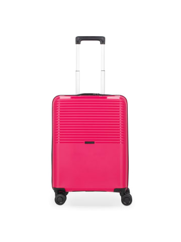 D&N Travel Line 4000 4-Rollen Kabinentrolley 55 cm in pink