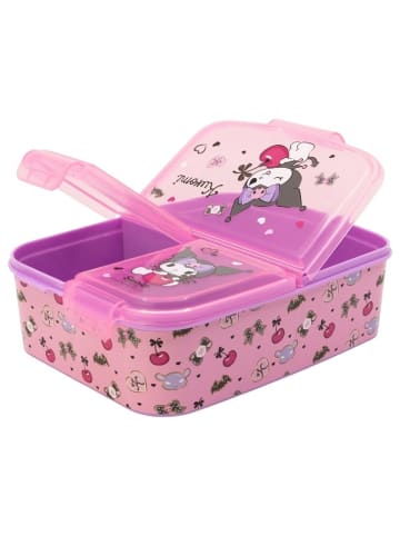 COFI 1453 Hello Kitty Kinder Brotdose – Lunchbox mit 3 Fächern & tollem Design in Pink