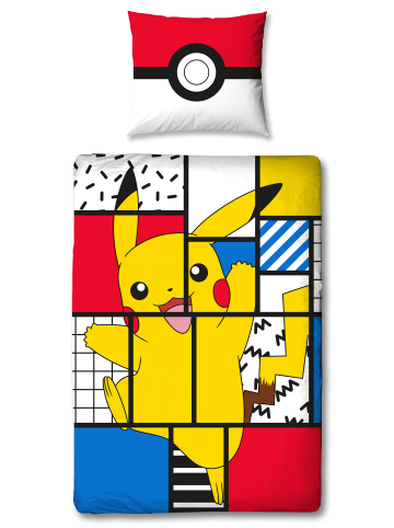 Pokémon Kinder-Bettwäsche "Pokemon Pikachu" in Bunt