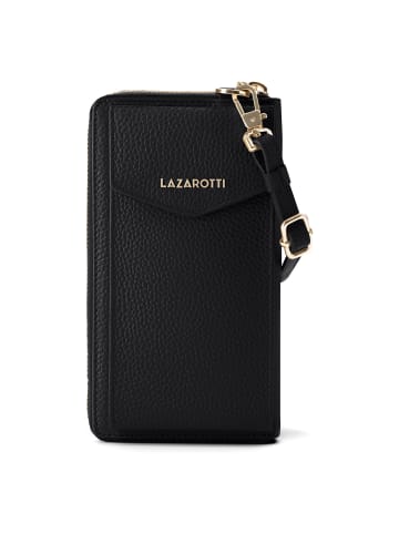 Lazarotti Bologna Leather Handytasche Leder 11 cm in black-2