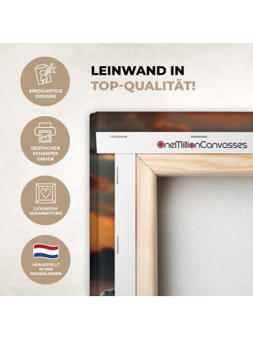 OnlyWow Leinwand Bilder Jaguar
