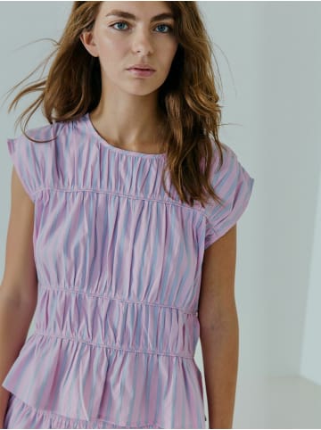 Norr Top Emily in Blue-pink stripe