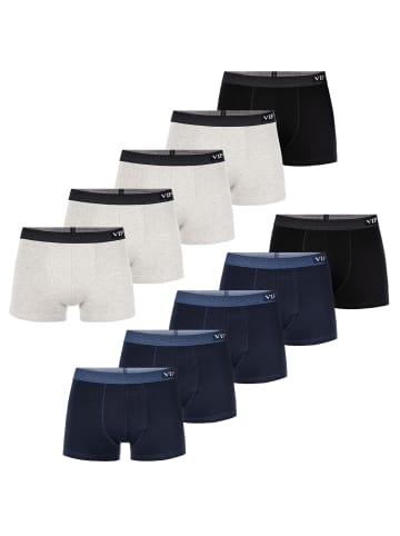 VIP Retro Boxer Premium Jersey Stretch in 2grey,1black,2navy