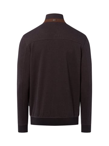 Bugatti Sweatjacke in braun marine - 0002