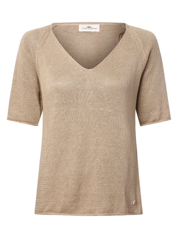 FYNCH-HATTON Leinenpullover in beige