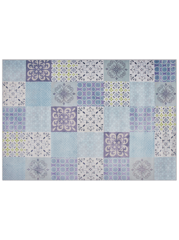 Beliani Kurzflor INKAYA in Grau/Weiß/Beige - (W) 160 x (H) 1 x (L) 230 cm