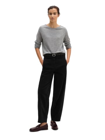 Marc O'Polo Strickpullover slim in Fine Grey Melange