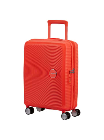 American Tourister Soundbox - 4-Rollen-Kabinentrolley 55 cm erw. (gelb) in neon orange