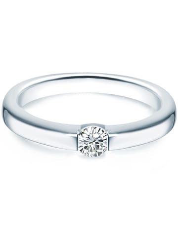 Trilani Ring aus Sterling Silber mit Zirkonia in silber
