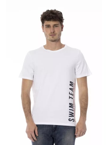 Bikkembergs Blau Schwarz Baumwolle Herren T-Shirt