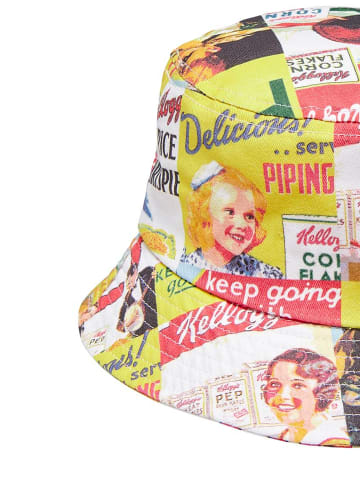 Only&Sons Hut Print Design Sommer Bucket Hat in Gelb