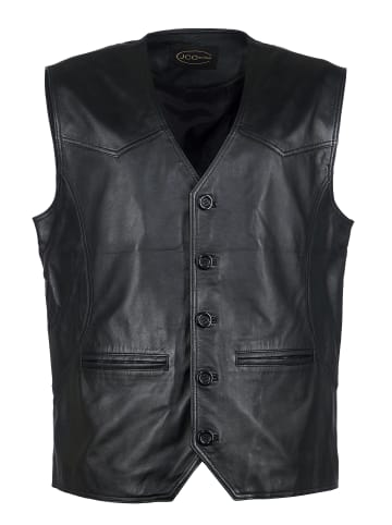 JCC Lederweste Pramo 2 in schwarz