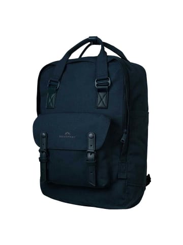 Doughnut Macaroon Large Meditative Dark 20 - Rucksack 45 cm (sand) in midnight blue