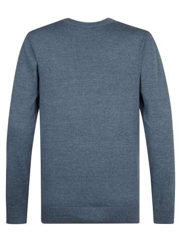 Petrol Industries Feinstrickpullover Steamboat in Blau
