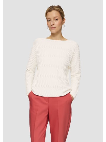 s.Oliver BLACK LABEL Strickpullover langarm in Creme