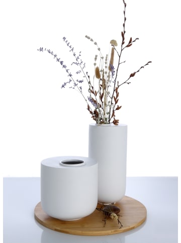 Kaiser Porzellan Vase " Asmin " in Biskuit weiß