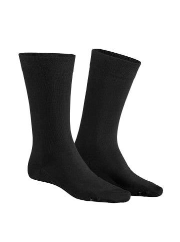 Hudson Socken Dry Cotton klimaregulierend in Black