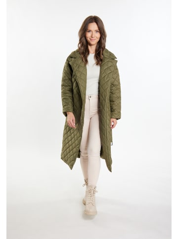 Usha Damen Steppmantel in Oliv