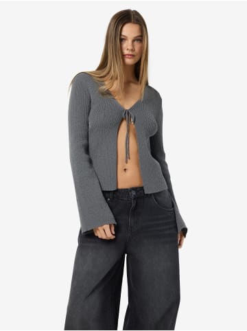 Noisy may Strickjacke in Charcoal Gray