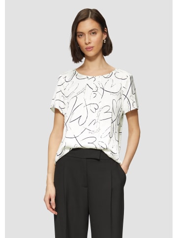 s.Oliver BLACK LABEL Bluse kurzarm in Creme