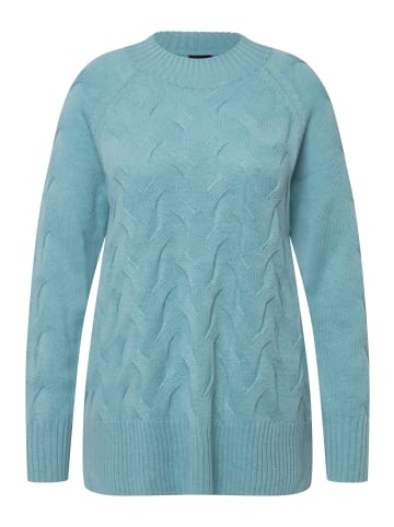 Ulla Popken Pullover in mintgrau