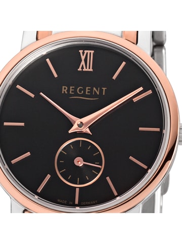 Regent Armbanduhr Regent Metallarmband silber, rosegold klein (ca. 27mm)