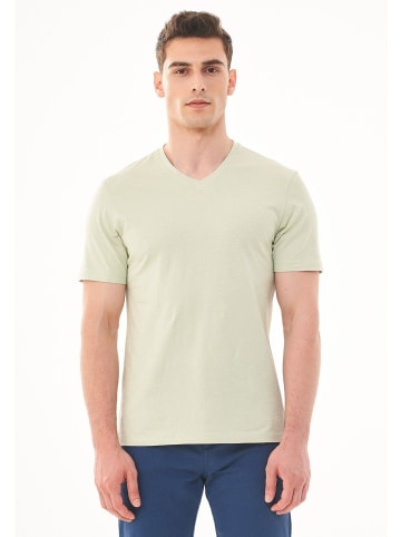 Organication T-Shirt "MCASUAL502" in Zartgrün
