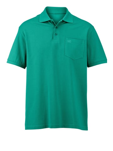 Men Plus Poloshirt in grün