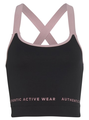 Vivance Active Crop-Top in schwarz