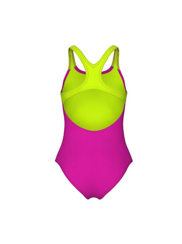 Arena Swimsuit Dots Swim Pro Back in Fuchsia