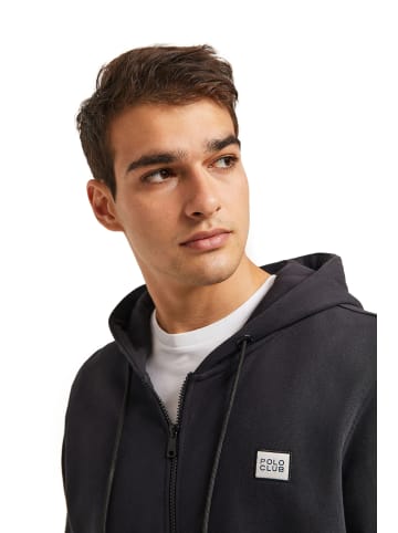 Polo Club Sweatshirt in Schwarz