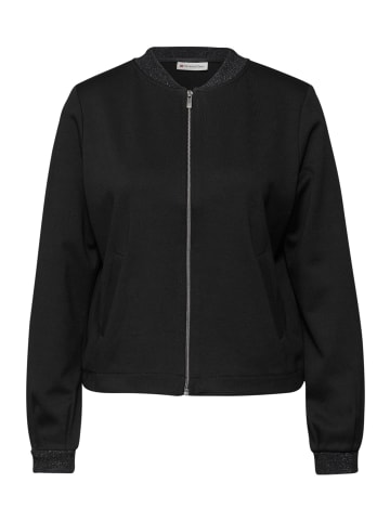 Street One LTD QR Interlock Jacke mit Schimmer-Effekt in Black