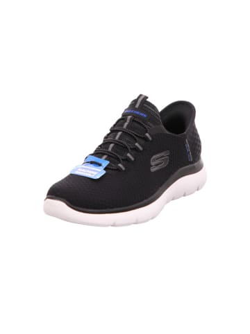 Skechers Komfort Slipper für Herren in schwarz in schwarz