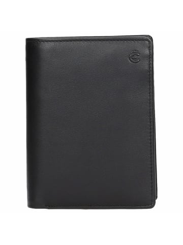 Esquire Logo - Geldbörse 12cc 13 cm RFID in schwarz