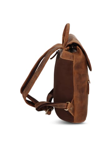 Greenburry Vintage City Rucksack Leder 35 cm brown