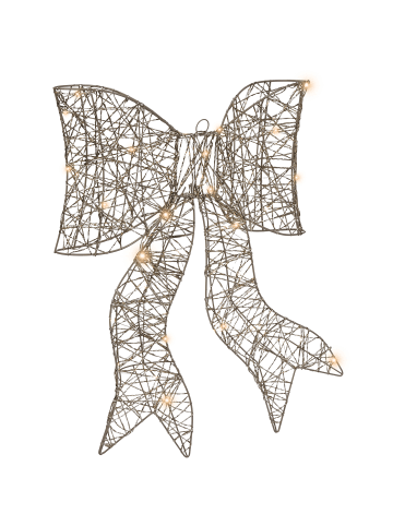 Beliani LED Deko FILSO in Gold - (W) 44 x (H) 56 x (L) 10 cm