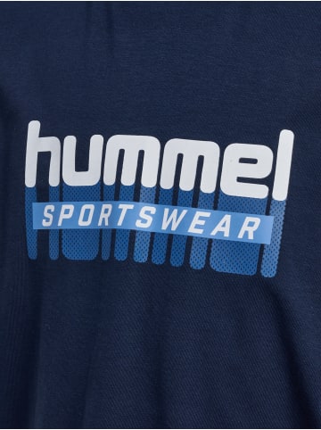 Hummel T-Shirt Hmltukas Mädchen in BLACK IRIS 2