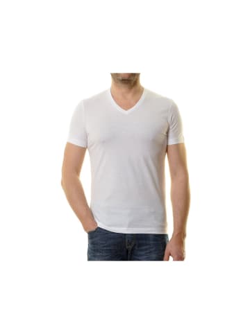 Ragman Rundhals T-Shirt für Herren in schwarz