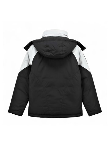 adidas Jacke Logo Down Oversize in Schwarz