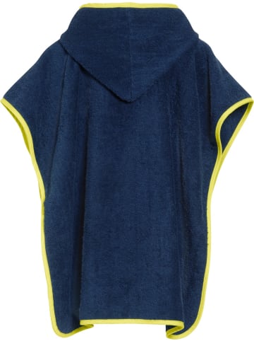 Playshoes Frottee-Poncho Feuerwehr in Marine